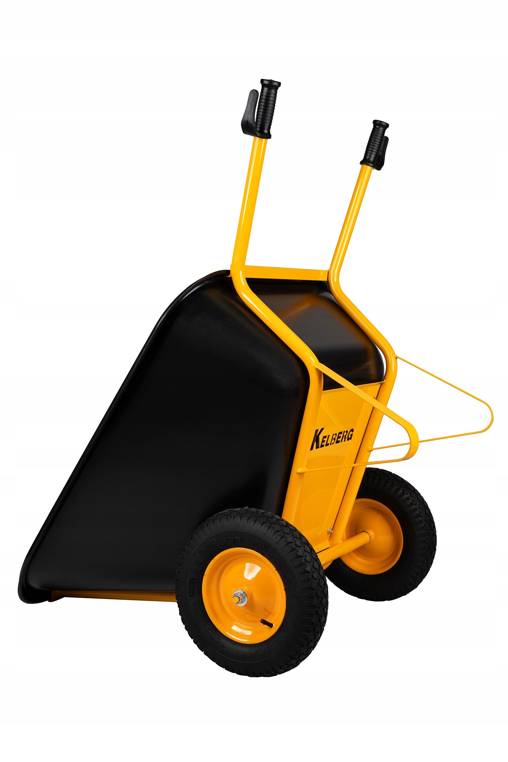 Garden wheelbarrow two-wheeled cradle feed trolley JAPANESE 350L KELBERG YELLOW Kind wheelbarrow