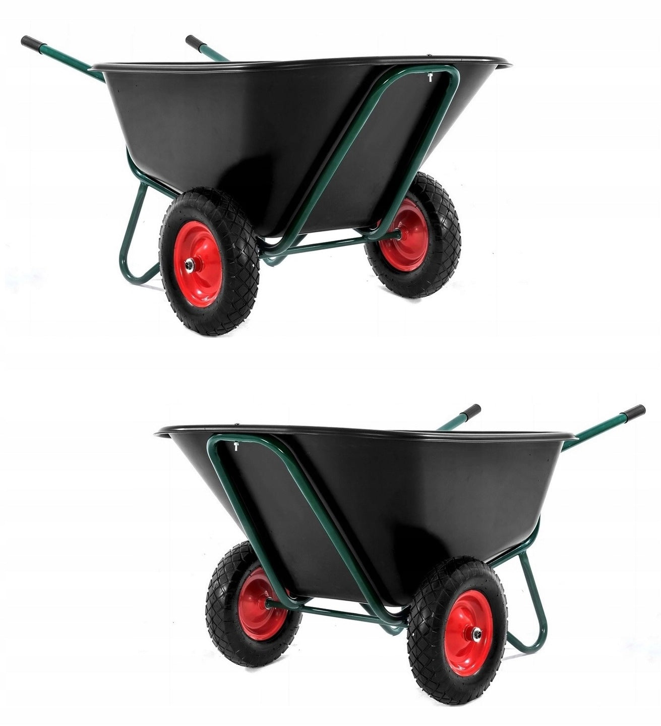 Garden wheelbarrow two-wheeled cradle feed trolley JAPANESE 350L PLASTIC Packaging status original