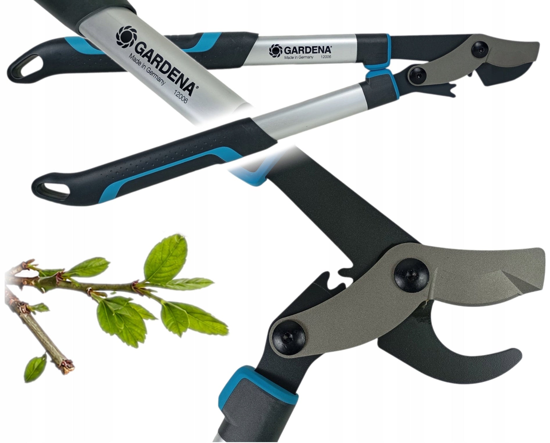 Gardena EnergyCut 600B thick branch shears two-handed pruning shear 660 mm