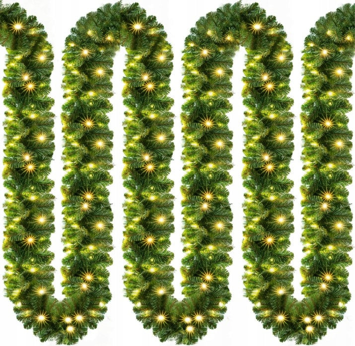 Garland KESSER 500 cm network green artificial Christmas tree (1104)