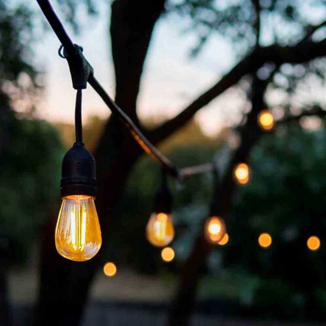 Garland LED garden lights Eco-light 15m black Brand Milagro