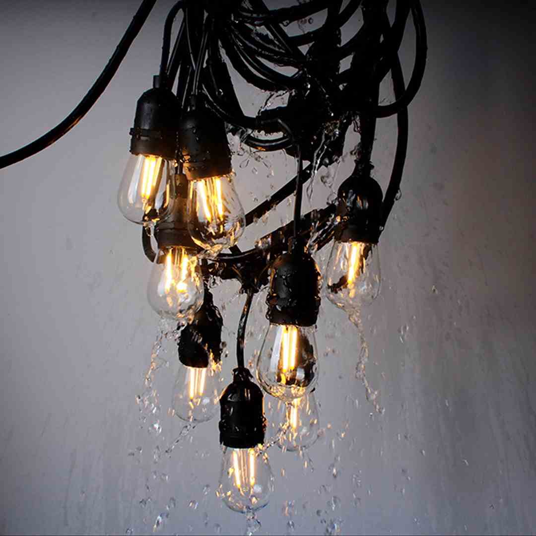 Garland LED garden lights Eco-light 15m black Manufacturer code EKO6932