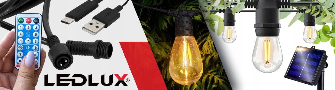 Garland Solar Lamp Garden Lights 10 LED 10m Network White Heat Power supply solar