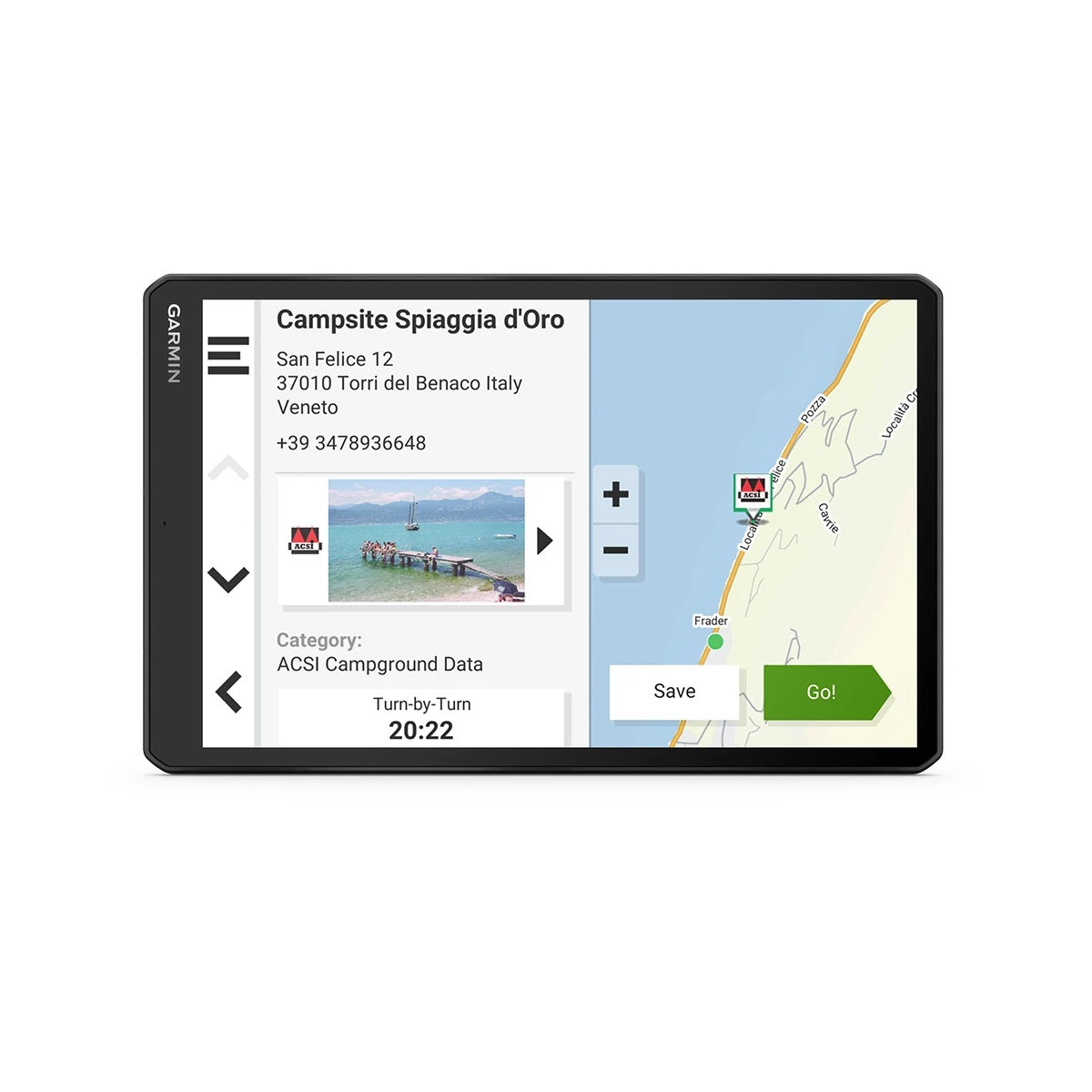 Garmin Camper 895 MT-D 8" Manufacturer code 010-02748-10