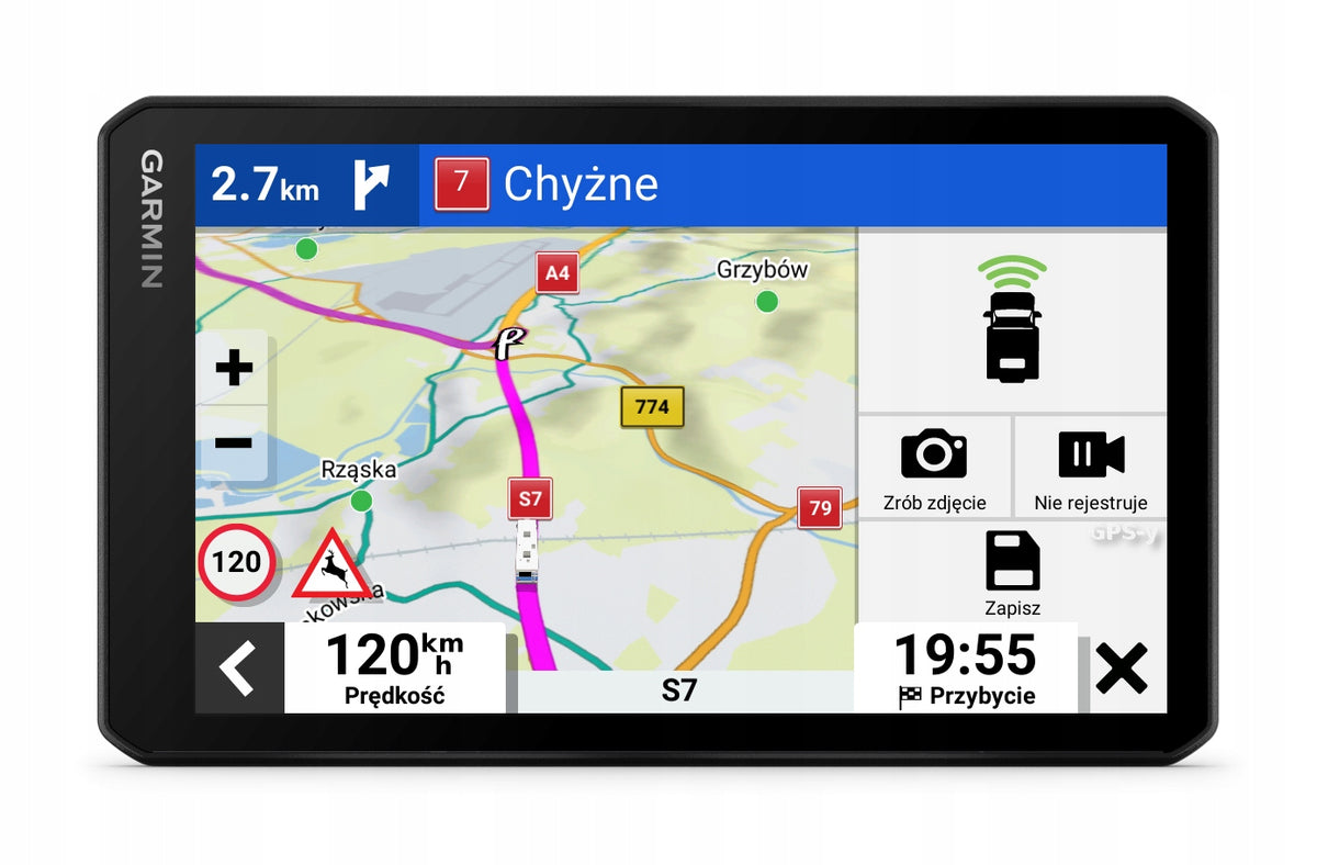 Garmin CamperCam 795 MT-D navigation for motorhomes with built-in camera Manufacturer code 010-02728-10