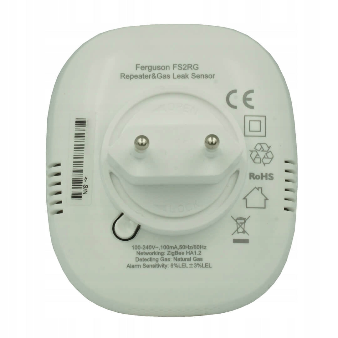 Gas Sensor 230V FERGUSON FS2RG ZigBee Repeater ZigBee Signal Booster Manufacturer code FS2RG