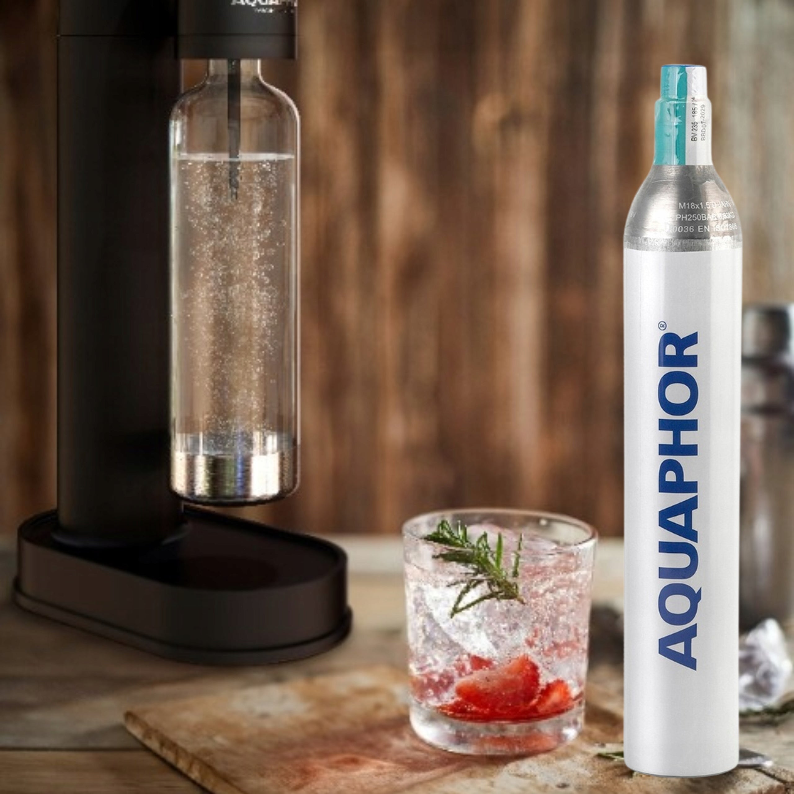 Gas cylinder for saturator AQUAPHOR PEARL CO2 cartridge Cylinder for SodaStream Volume 425 ml