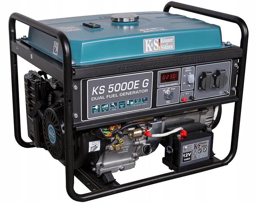 Gasoline Gas Generator KS 5000E G Model KS 5000E G