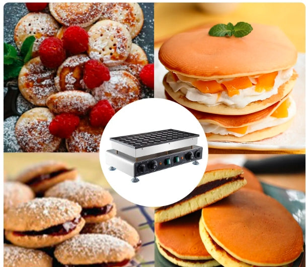 Gastronomic Pancake Maker For 50pcs Industrial Pancake Machine Large Power rating 1700 W