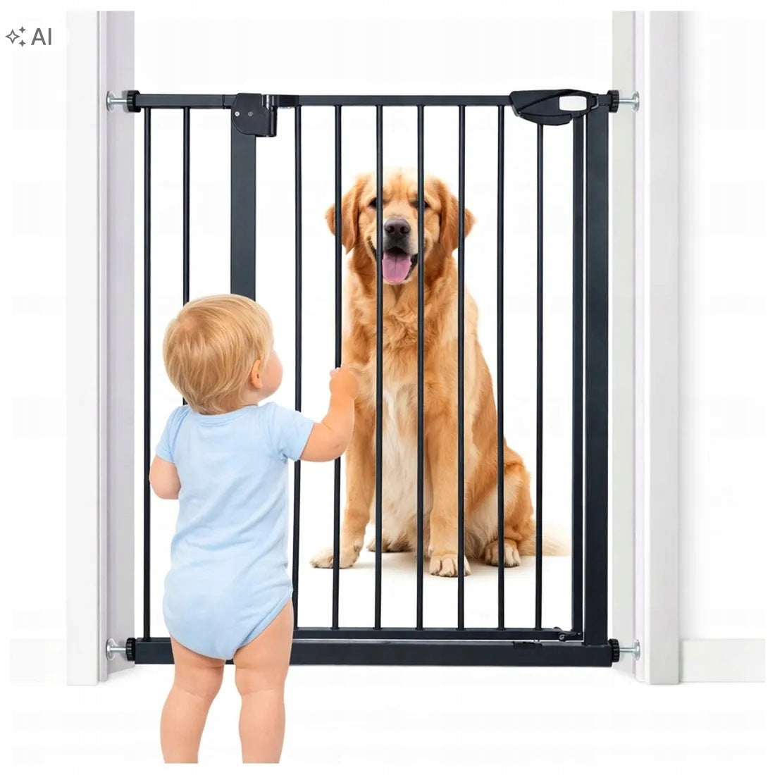 Gate Security Barrier Expansion Protective For Door Stairs 75-110cm