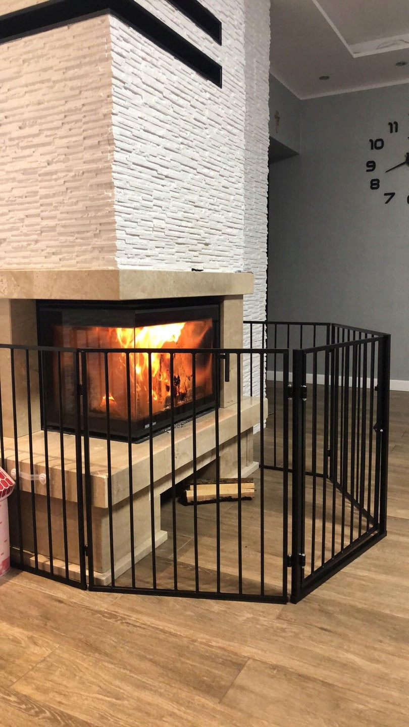 Gate Security Barrier Protective For Stairs Fireplace Furnace Large Strong Manufacturer code Bramka Barierka Zabezpieczająca Ochronna