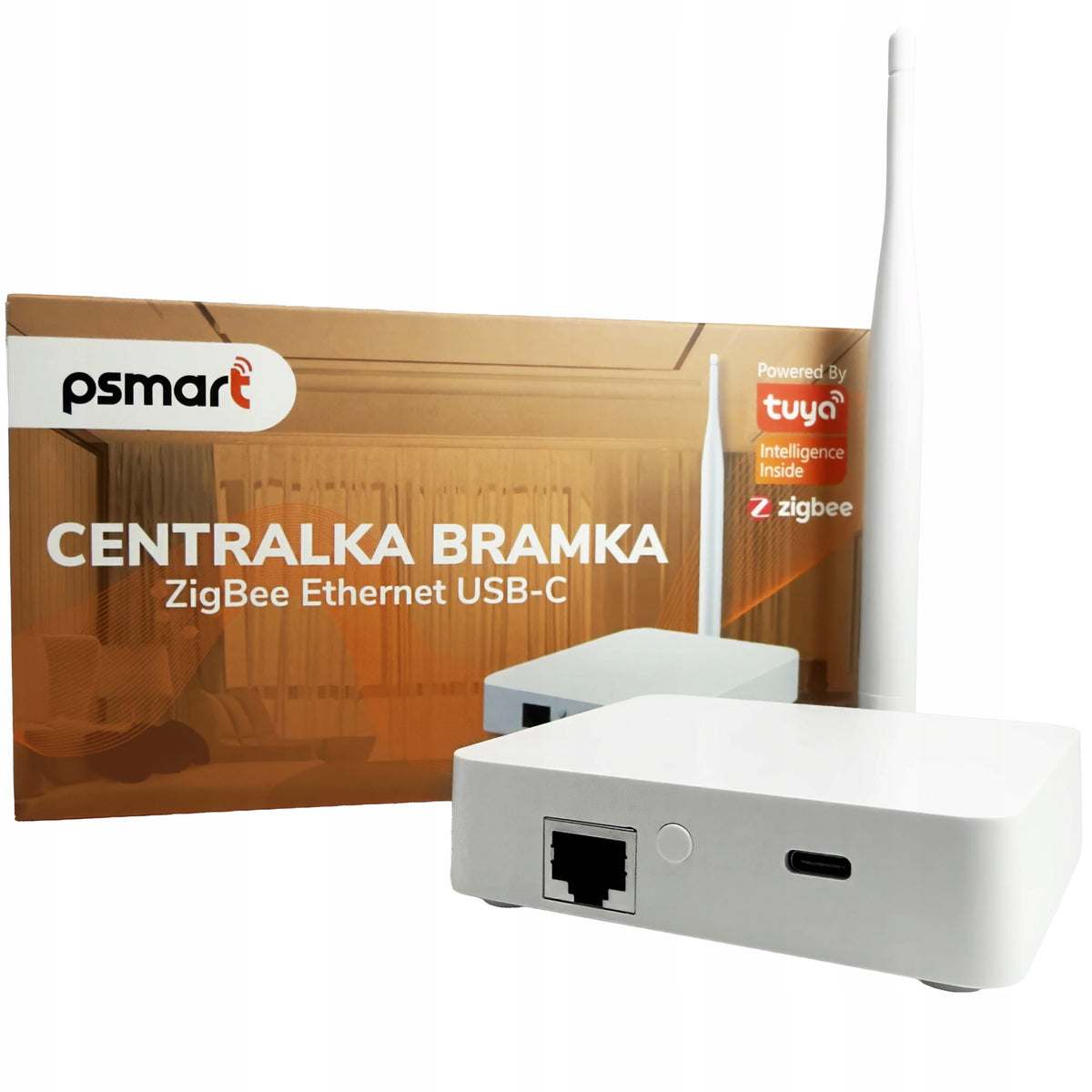 Gateway Control Panel with LAN Antenna RJ45 USB-C ZigBee TUYA Smart Life PSMART