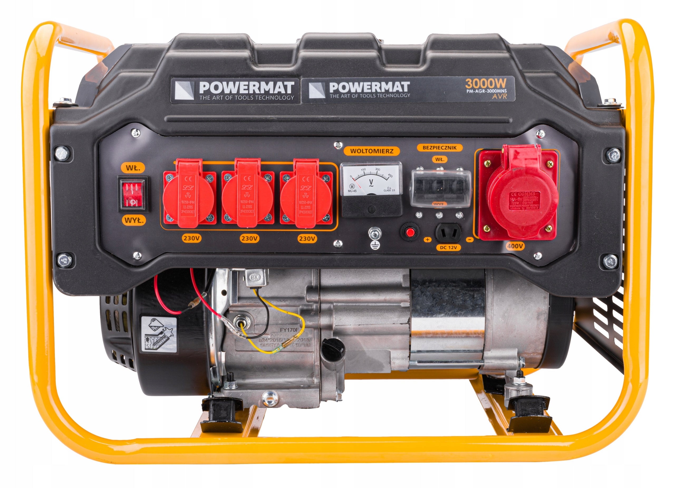 Generator 3000W 230V 400V 12V Packaging status original