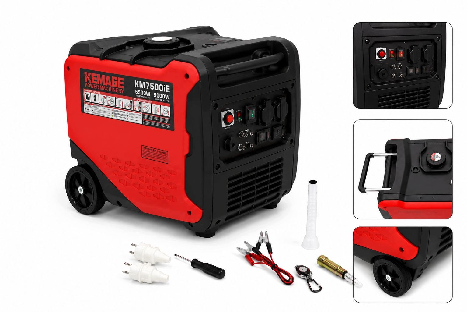 Generator Set Inverter Current Generator 5500W AVR Silent 68dB