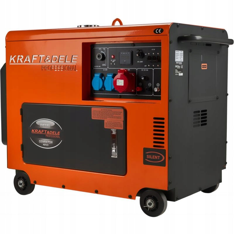 Generator set 230V/400V 7kW 16HP Diesel + ATS Generator Current 3Phases Packaging status original