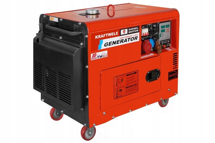 Generator set 9,8KW diesel Silent Exhaust pipe freebie Brand KrafTWele