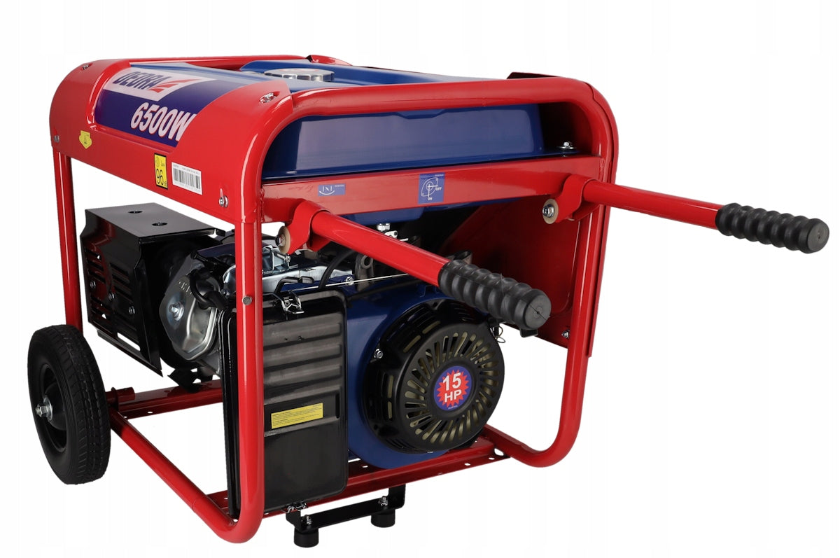 Generator set DEDRA power generator 230V 400V 6,5kW 6kVA three-phase Packaging status original