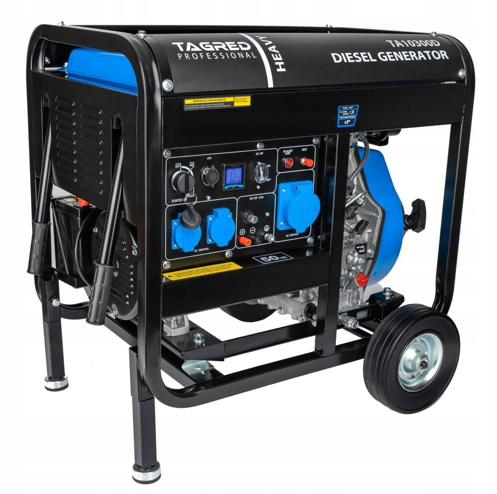 Generator set DIESEL 7000W 3x230V socket 32A ATS AVR Mobile 2xOil Manufacturer code 5903293514306