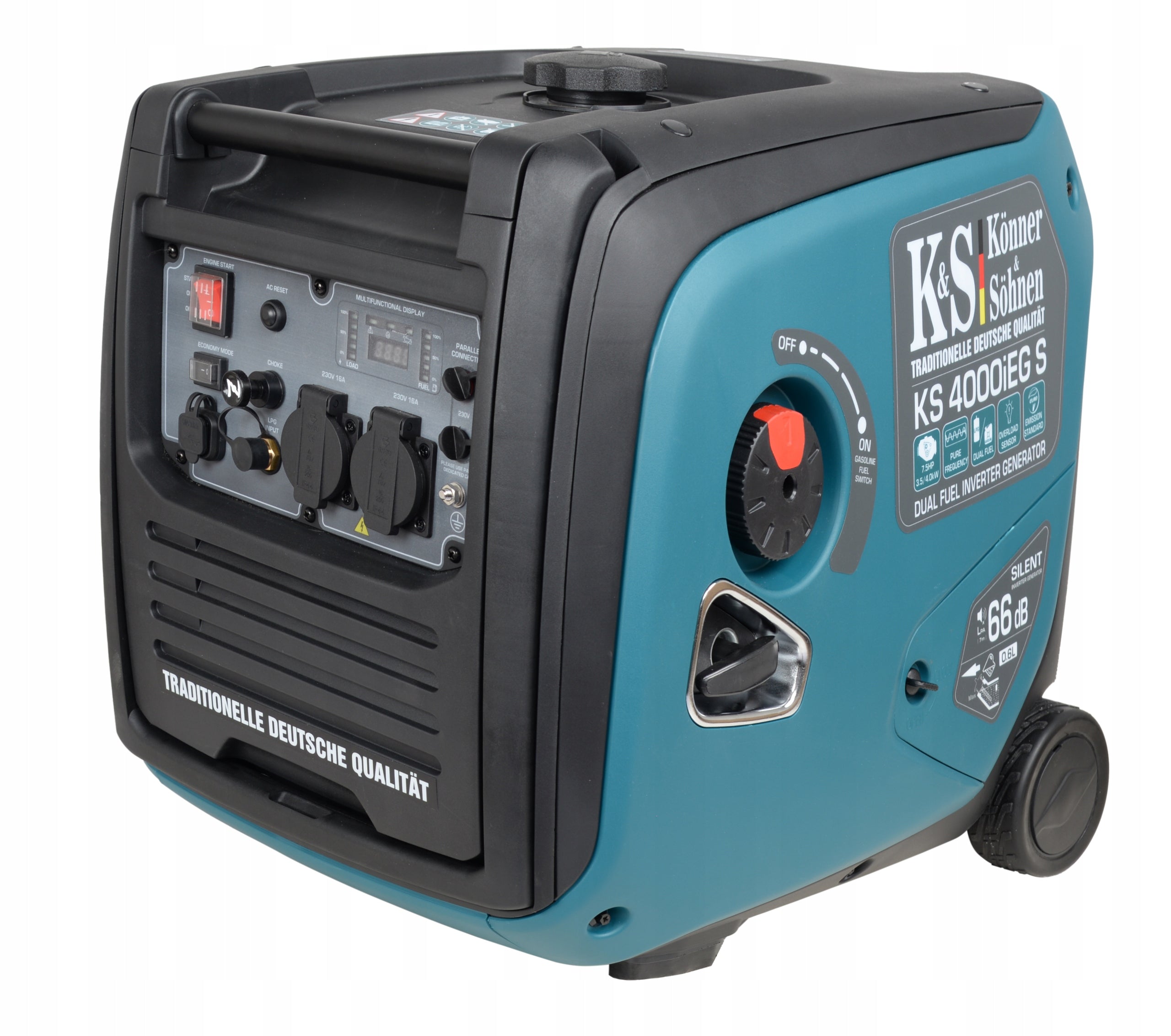 Generator set KS 4000iEG S inverter LPG/single phase petrol 4kW