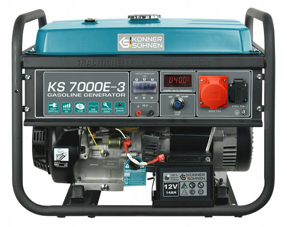 Generator set KS 7000E-3 petrol three-phase 5,5kW