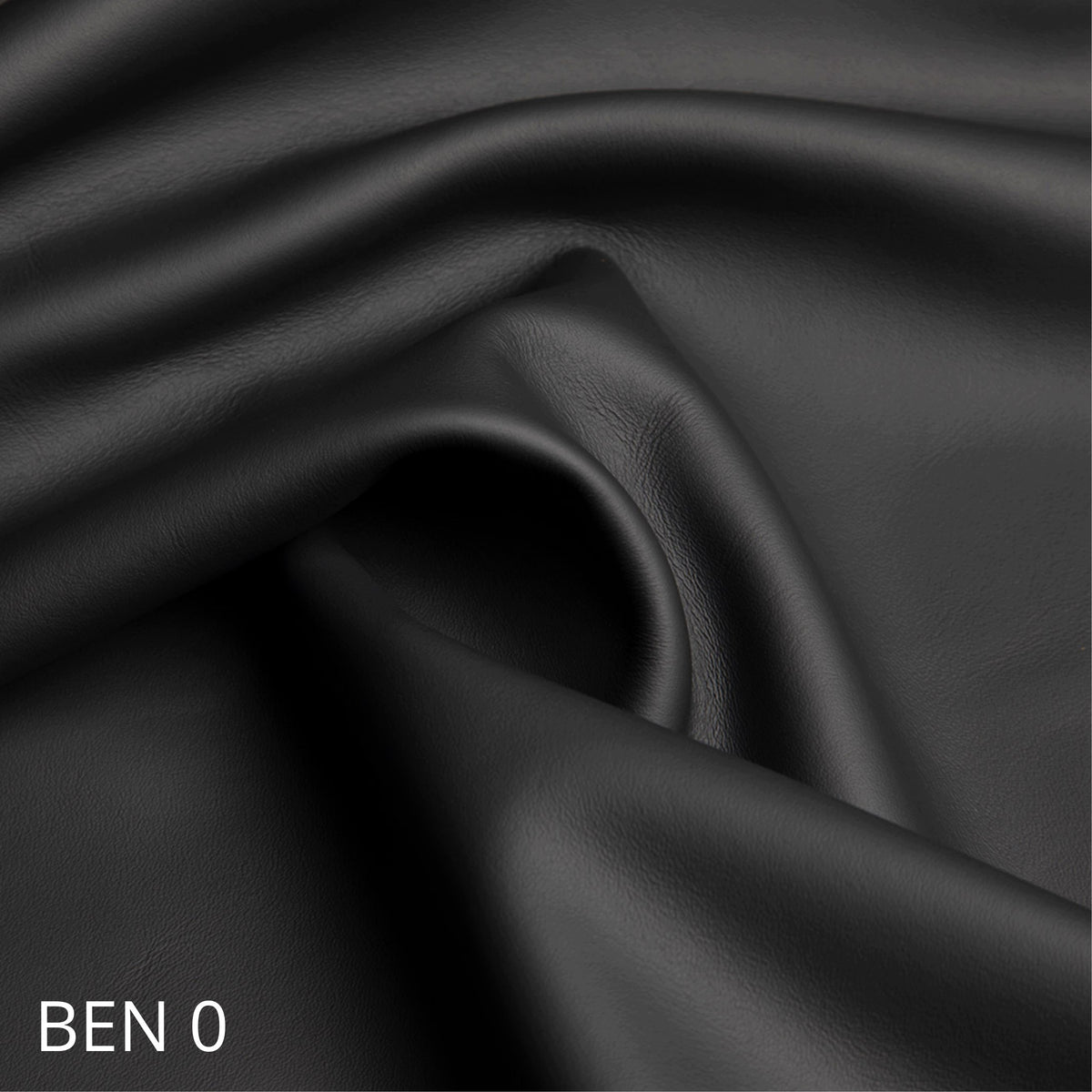 Genuine leather CAR full grain nappa Black smooth BEN0 - 2,27 m2