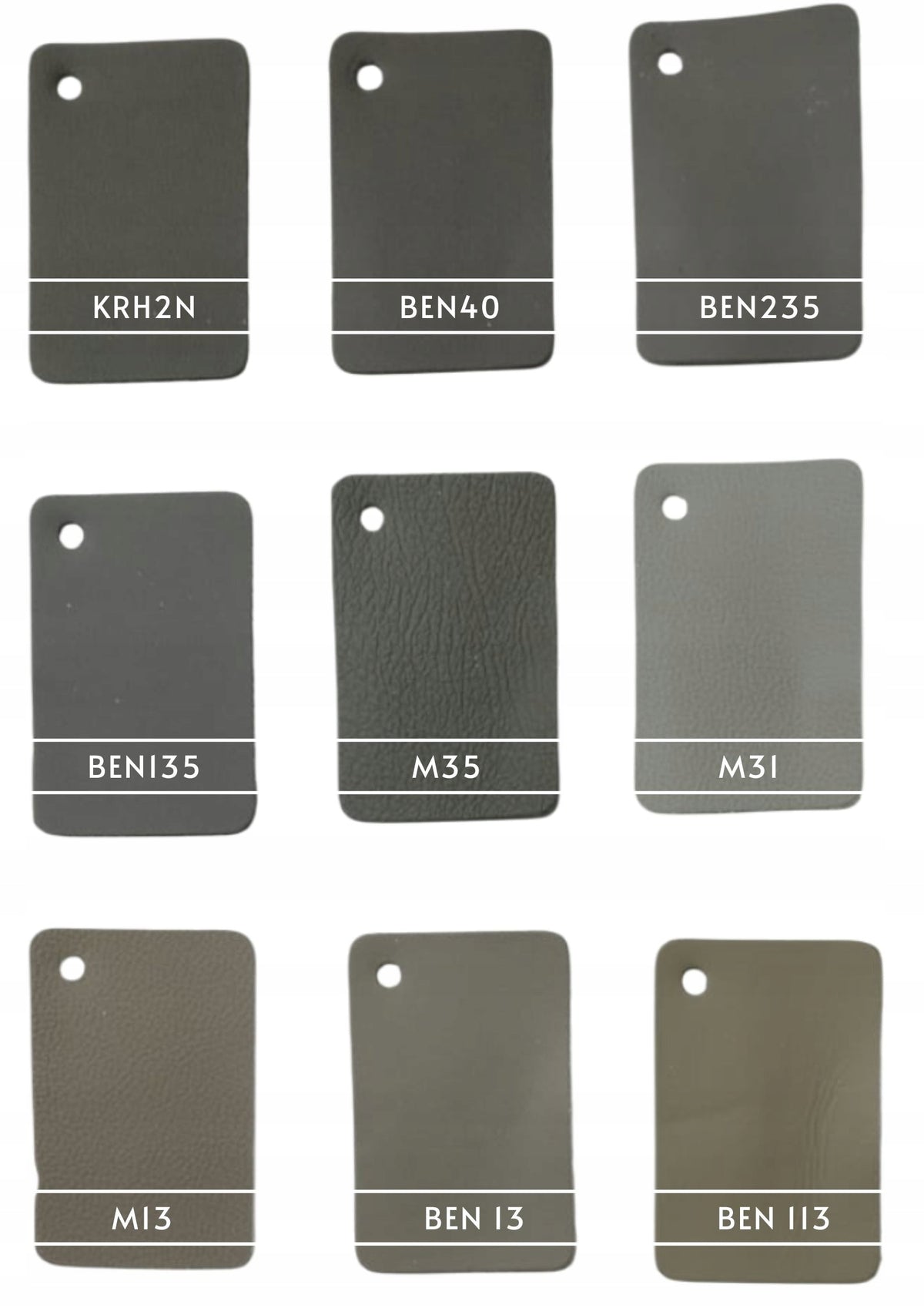 Genuine leather car full grain upholstery nappa 49 COLORS 2.0 -2.5 m2 Manufacturer code Ben0