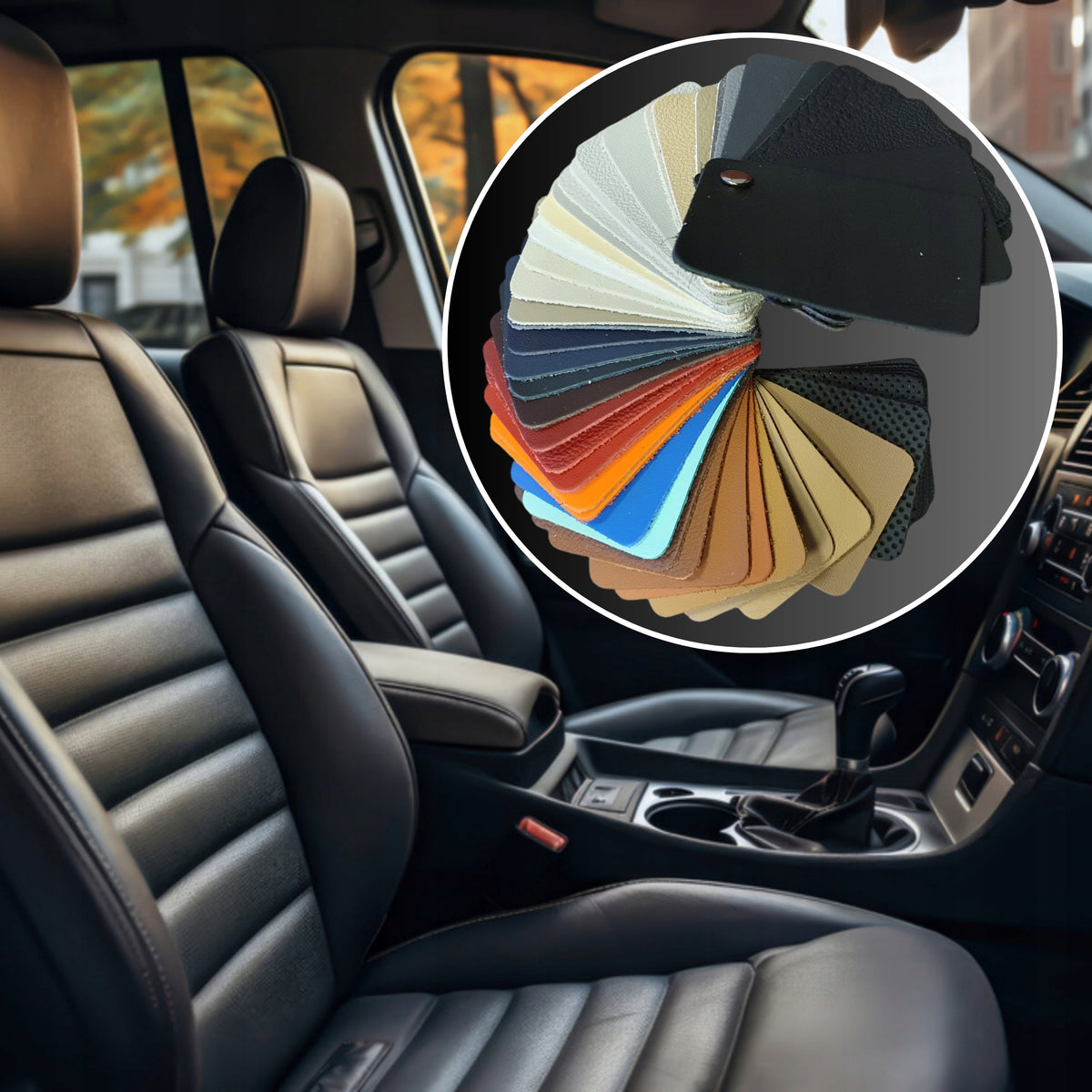 Genuine leather car full grain upholstery nappa 49 COLORS 2.0 -2.5 m2