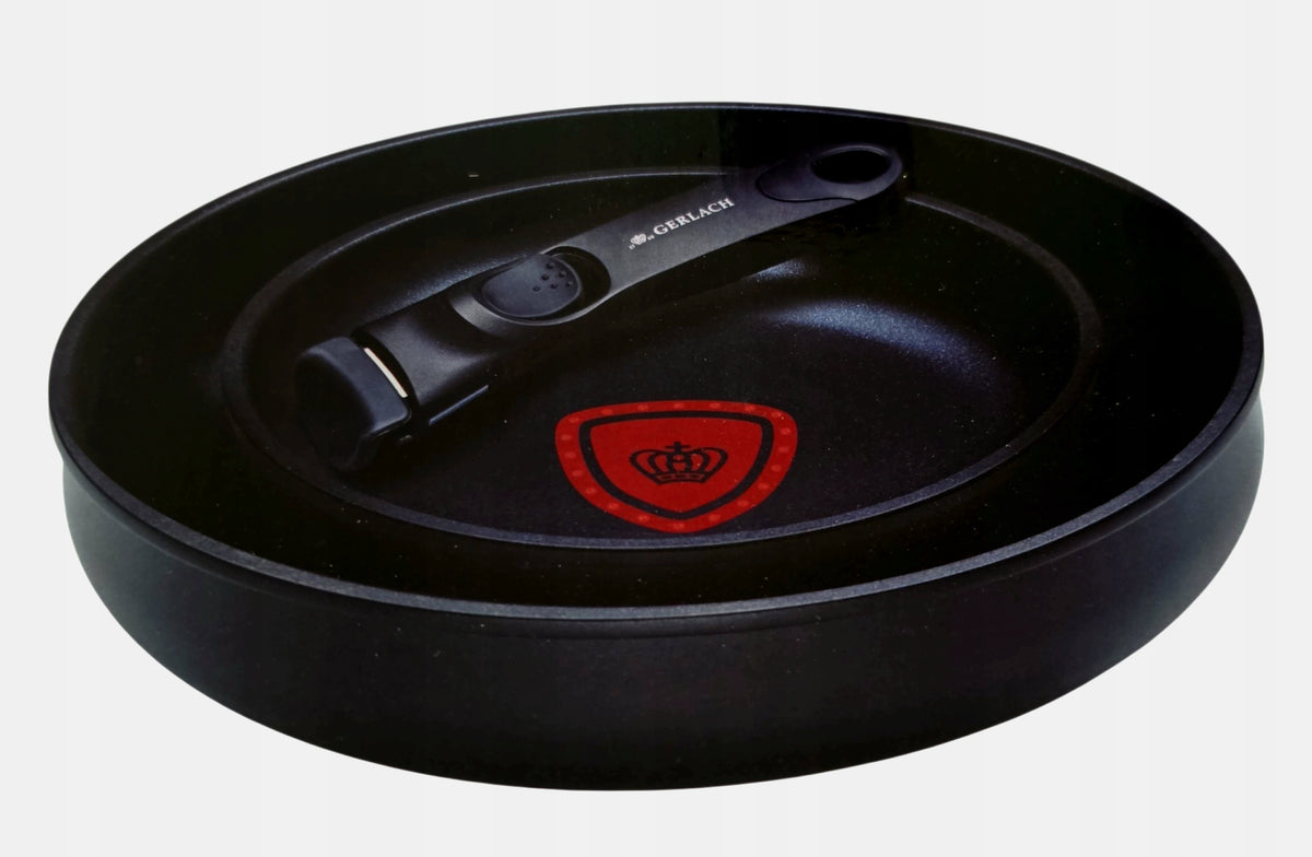 Gerlach SMART THERMOCOAT pan set 20/28 cm 3 ELEMENTS detachable handle