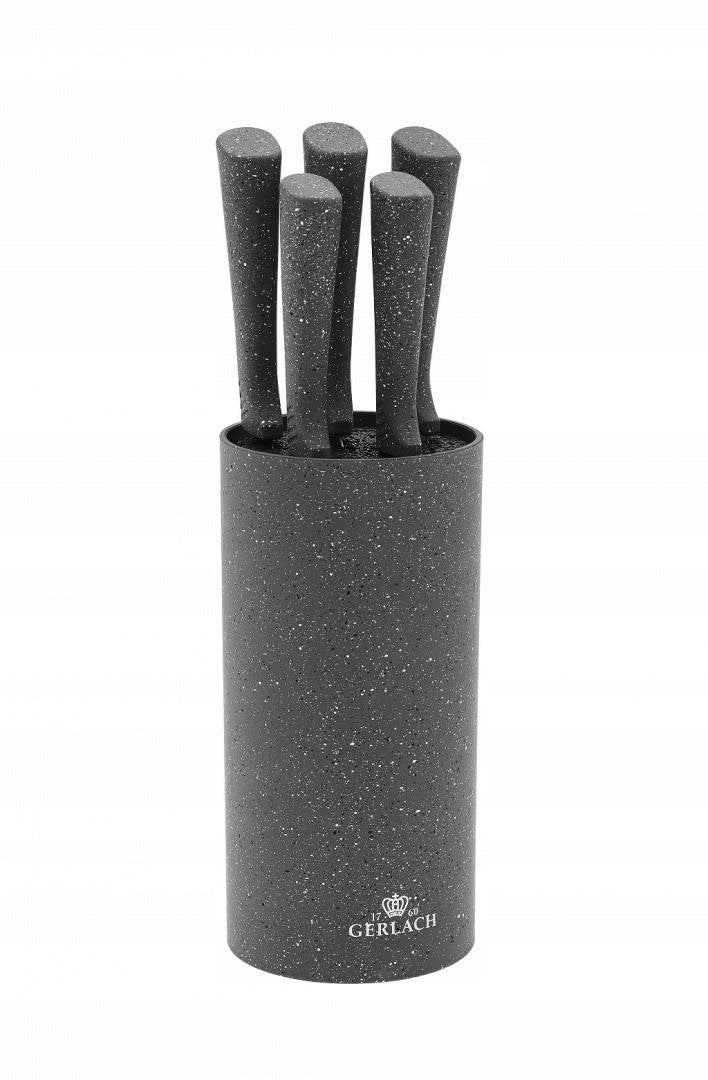 Gerlach Smart Granite Knife Set in Block