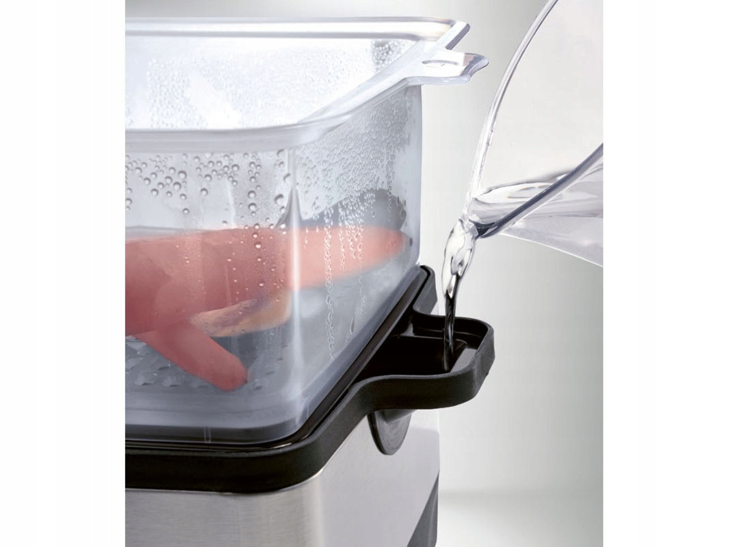 German Steamer SilverCrest SDG 950 C3, 950 W silver 3 piece steamer Manufacturer code SDG 950 C3