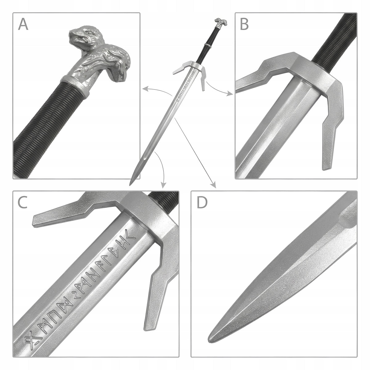 Gerraltaa Sword Inspired The Witcherr with Foam COSPALY FM102