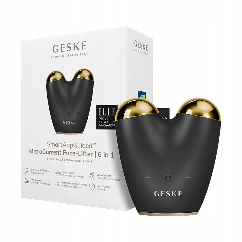 Geske Microcurrent Face Lifting Massager 6in1 with Vibrating App