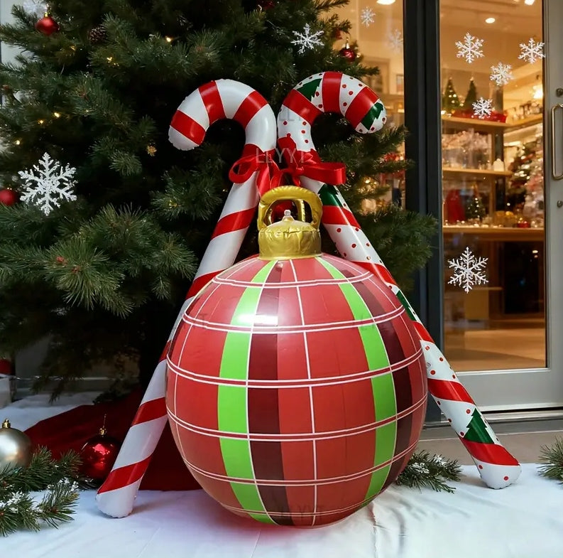 Giant Christmas bauble 60 cm giant inflatable XXL Brand M-import