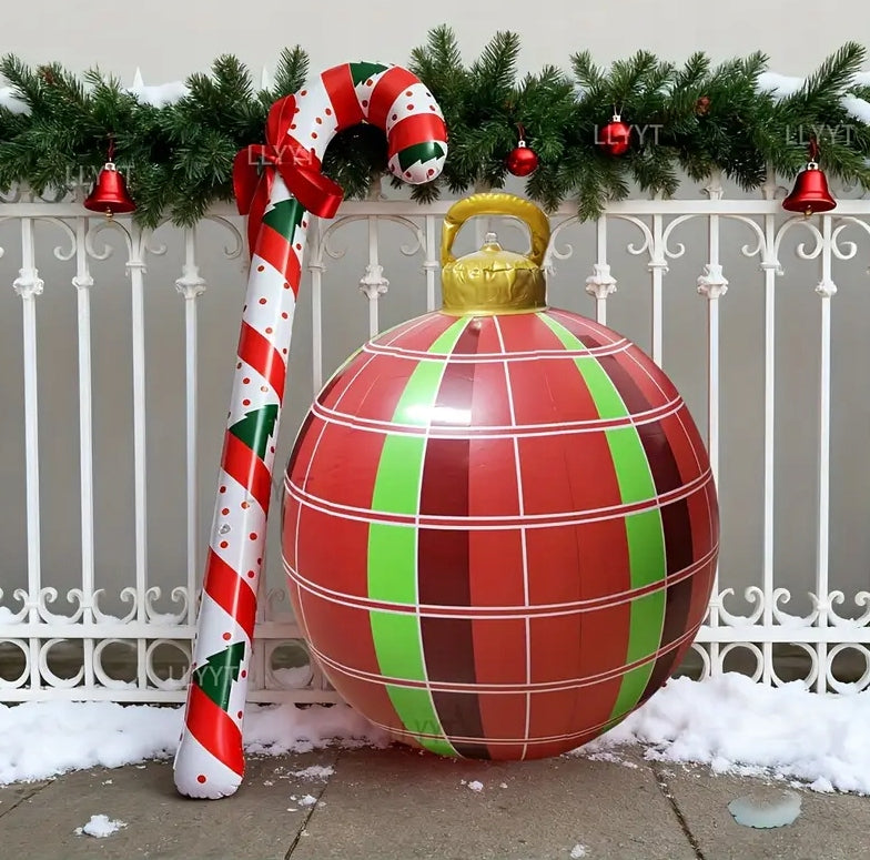 Giant Christmas bauble 60 cm giant inflatable XXL Manufacturer code M-751