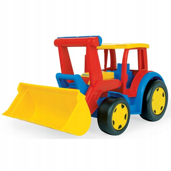 Giant Tractor Charger WADER – large construction vehicle red-yellow EAN (GTIN) 5900694660090