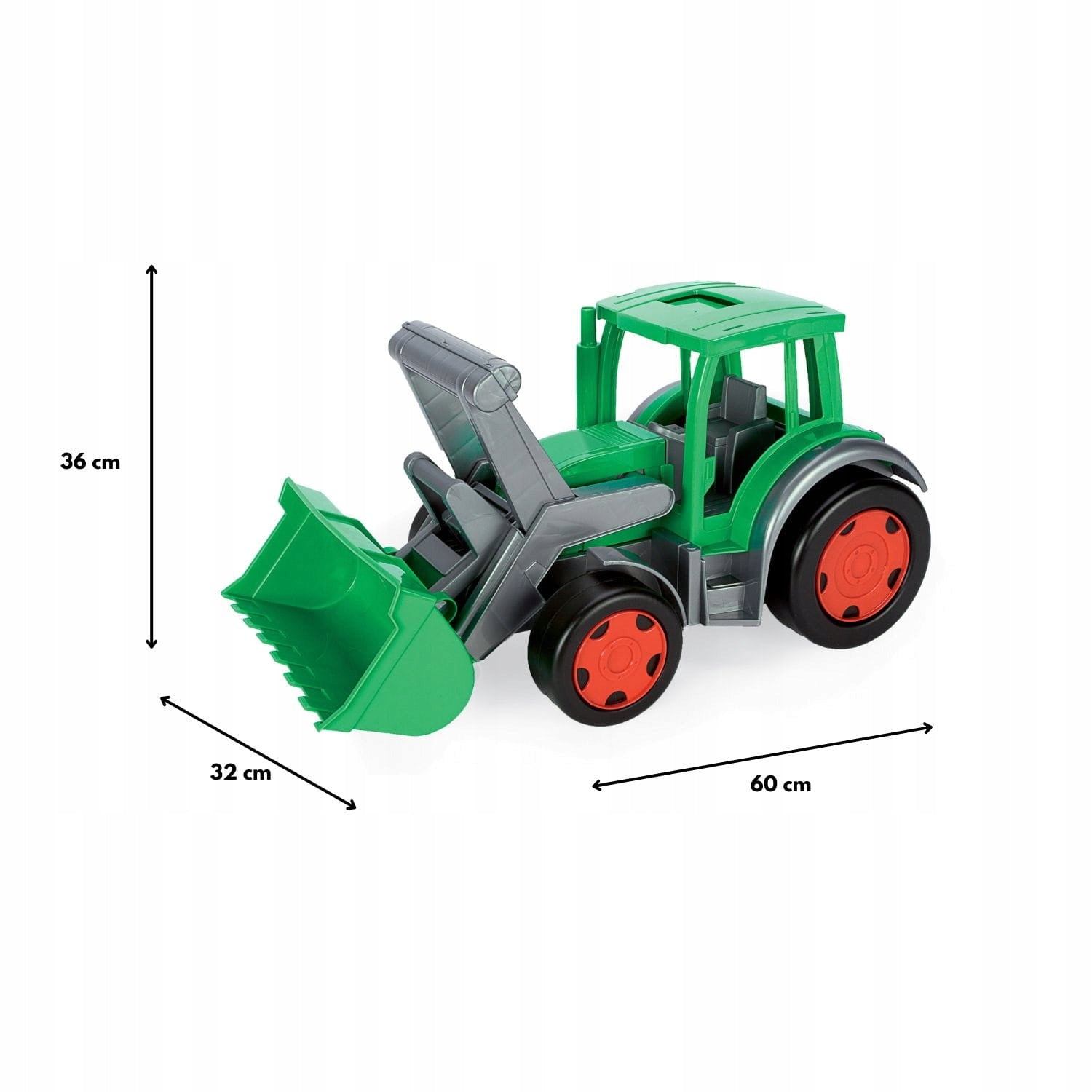 Giant tractor loader green Brand Wader