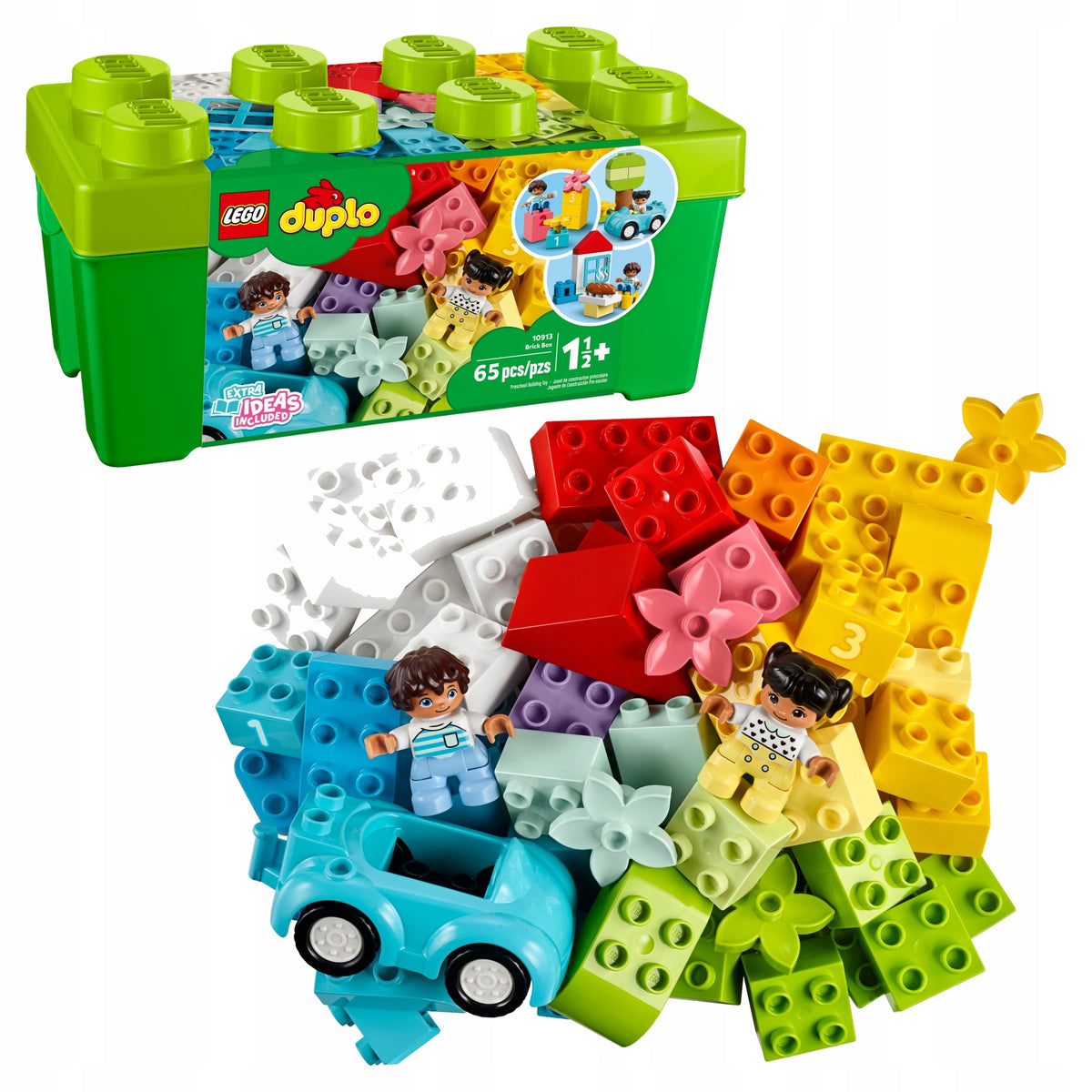 Gift Blocks LEGO Duplo Container BOX Box with Blocks for Children 18m+