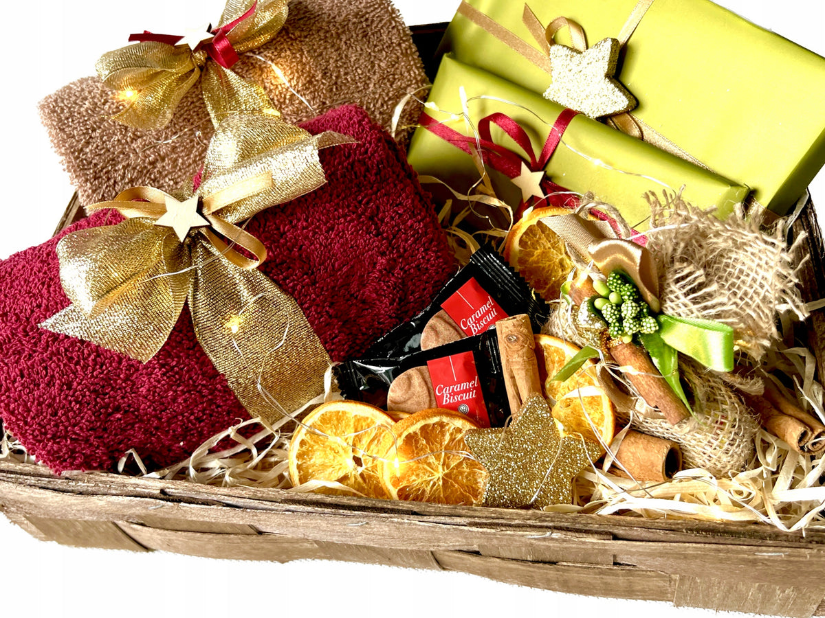 Gift Set LARGE Christmas Gift Christmas Tree Basket