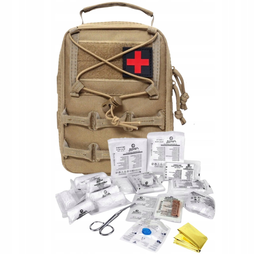 Gift Set Ready Backpack 35L First Aid Kit Large Set Survival 32 el Model Plecak Apteczka Zestaw Survival