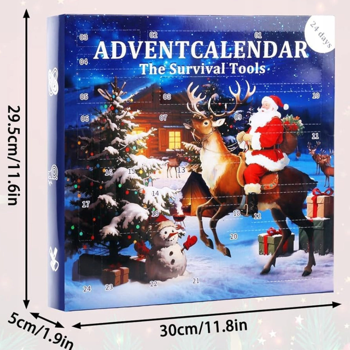 Gift for Man Survival Calendar With Tools Christmas Manufacturer code Zakupy_pl3