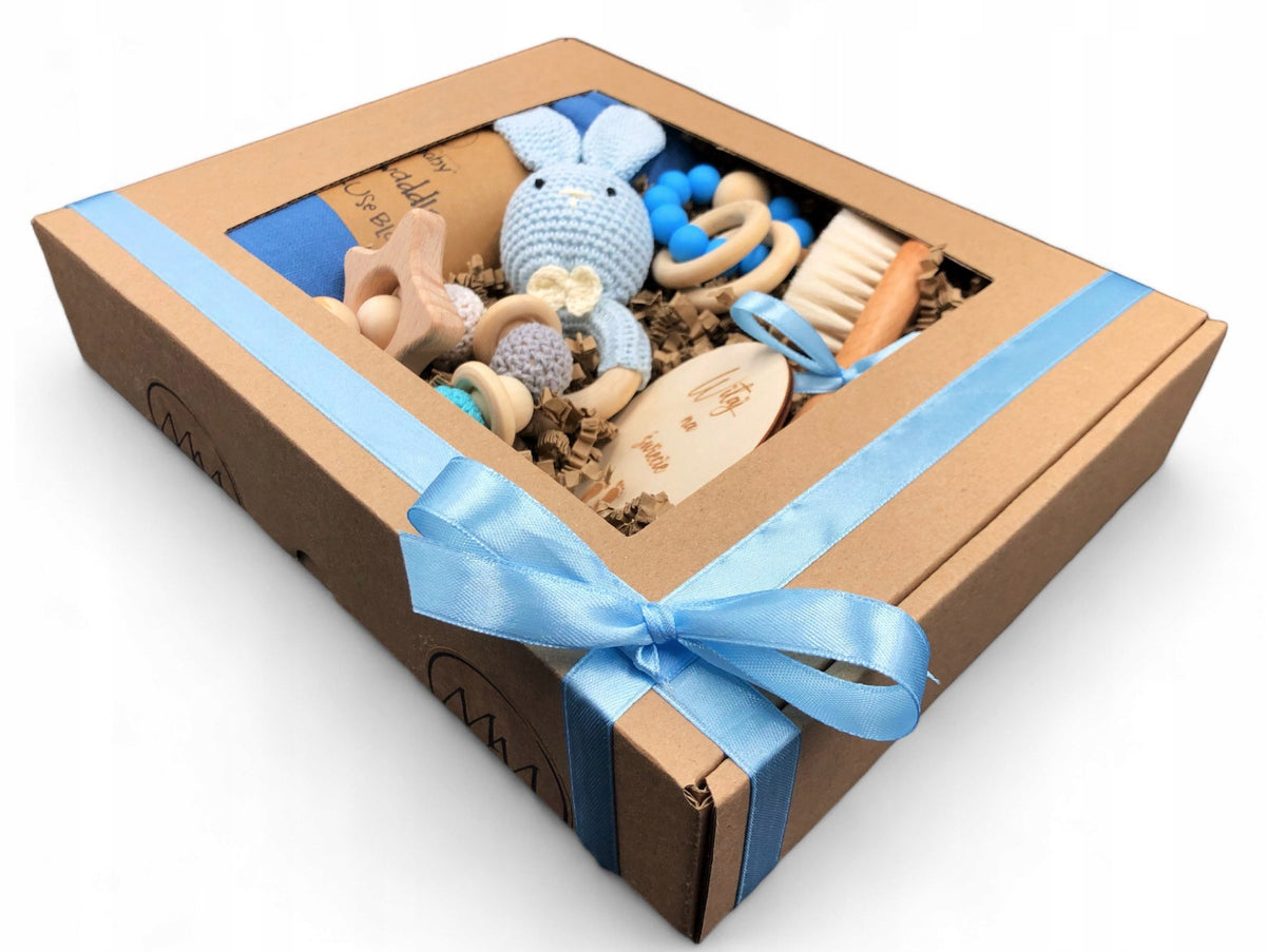Gift for boy eco-friendly set in box Color blue