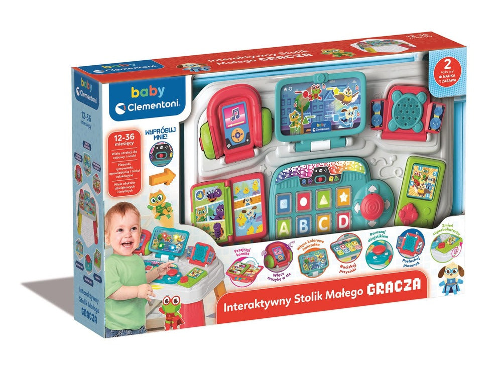 Gift for toddler 12-36 months interactive educational table
