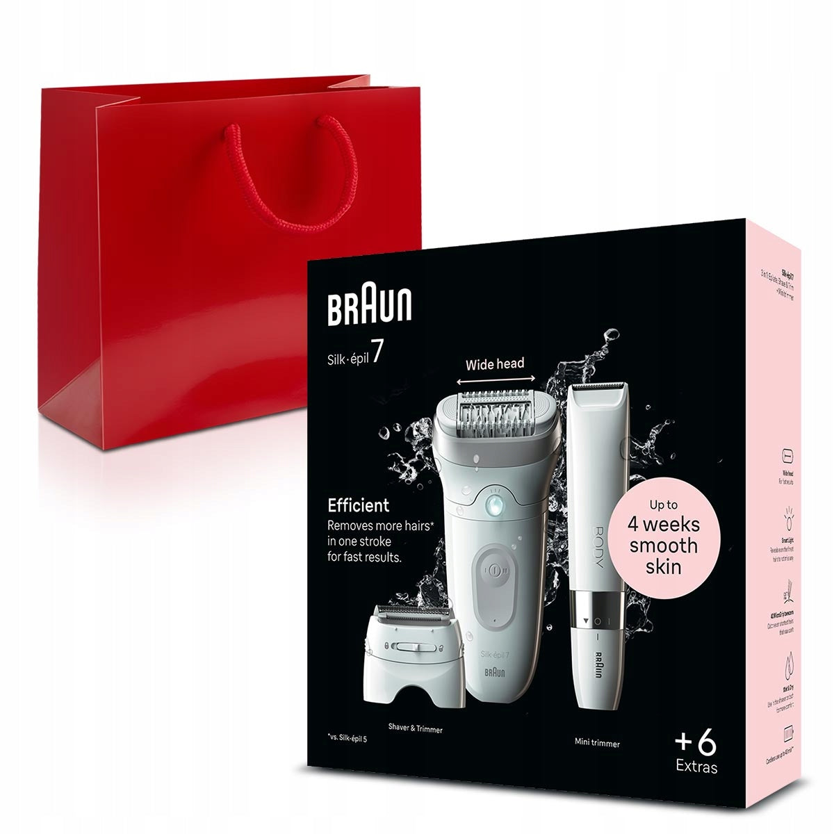 Gift set epilator Braun Silk-épil 7 7-441 Gift for Woman