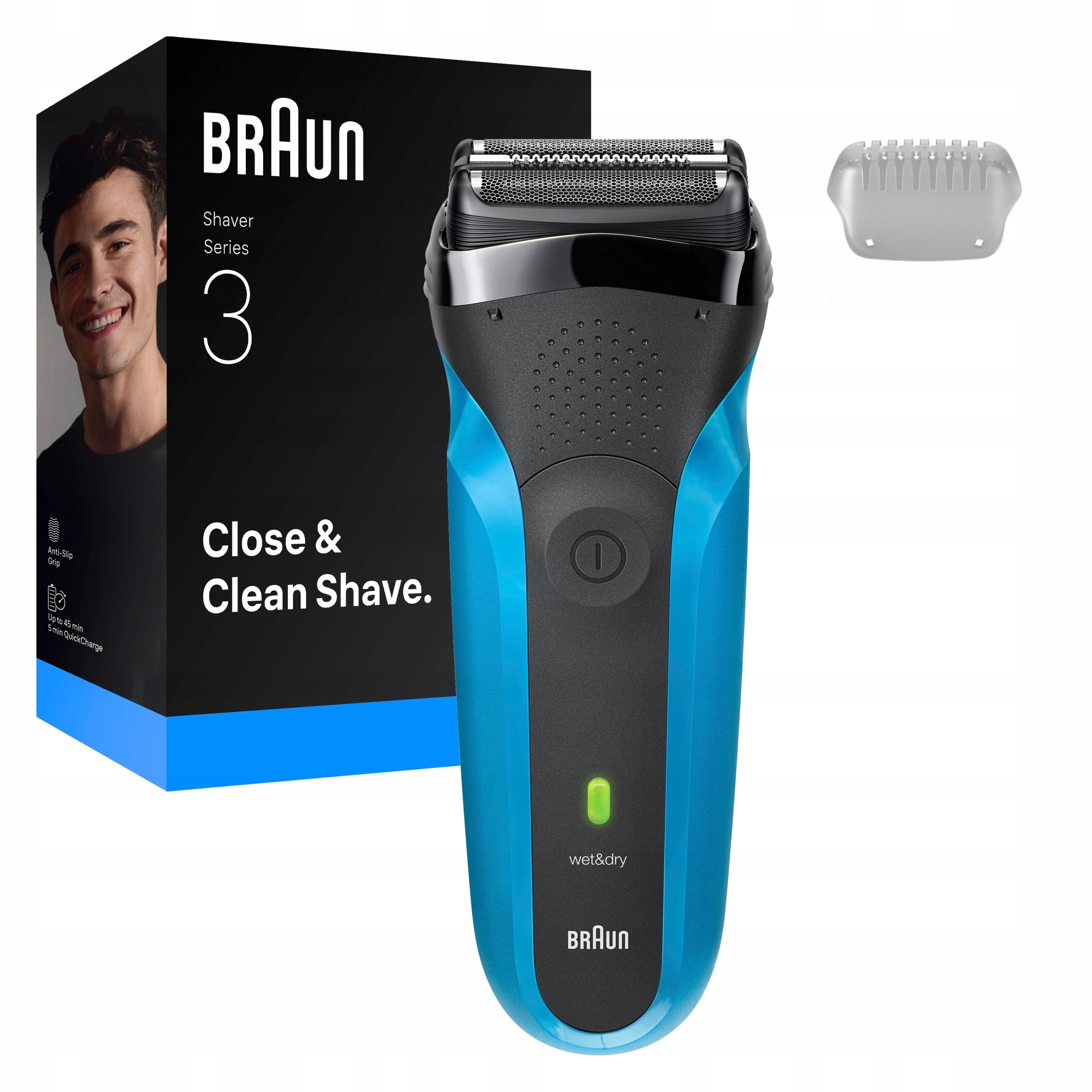 Gift set for him Shaver Braun Series 3 Razor 310S Brand Braun