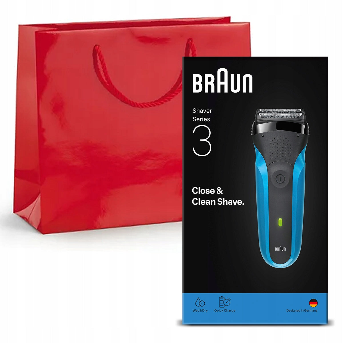 Gift set for him Shaver Braun Series 3 Razor 310S