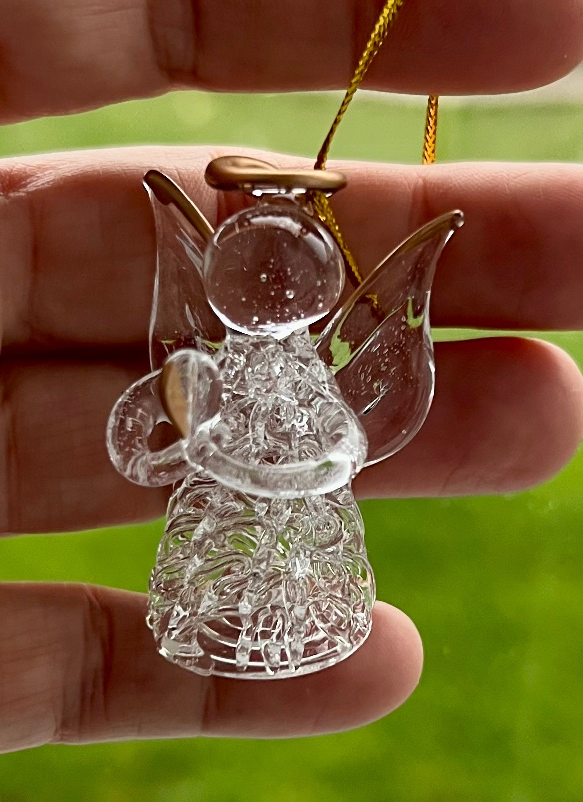 Glass Angels Shine On Christmas Tree Christmas Ornaments Baubles 6 Pieces EAN (GTIN) 5900805505289