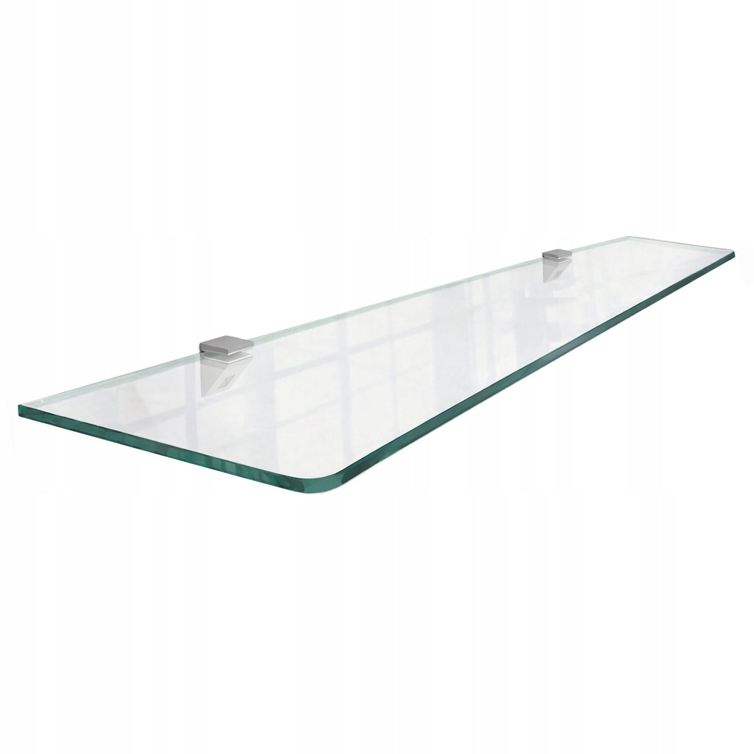 Glass Shelf Mounted For Mirror Handles 80x13 cm For Bathroom Toilet