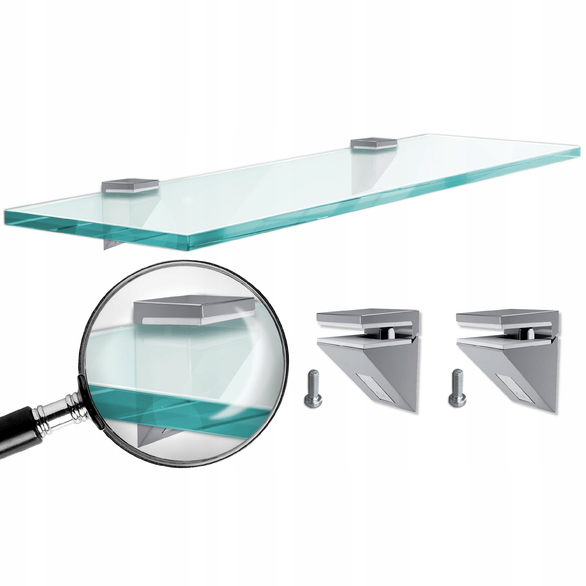 Glass Shelf for Mirror - 110 cm - Transparent