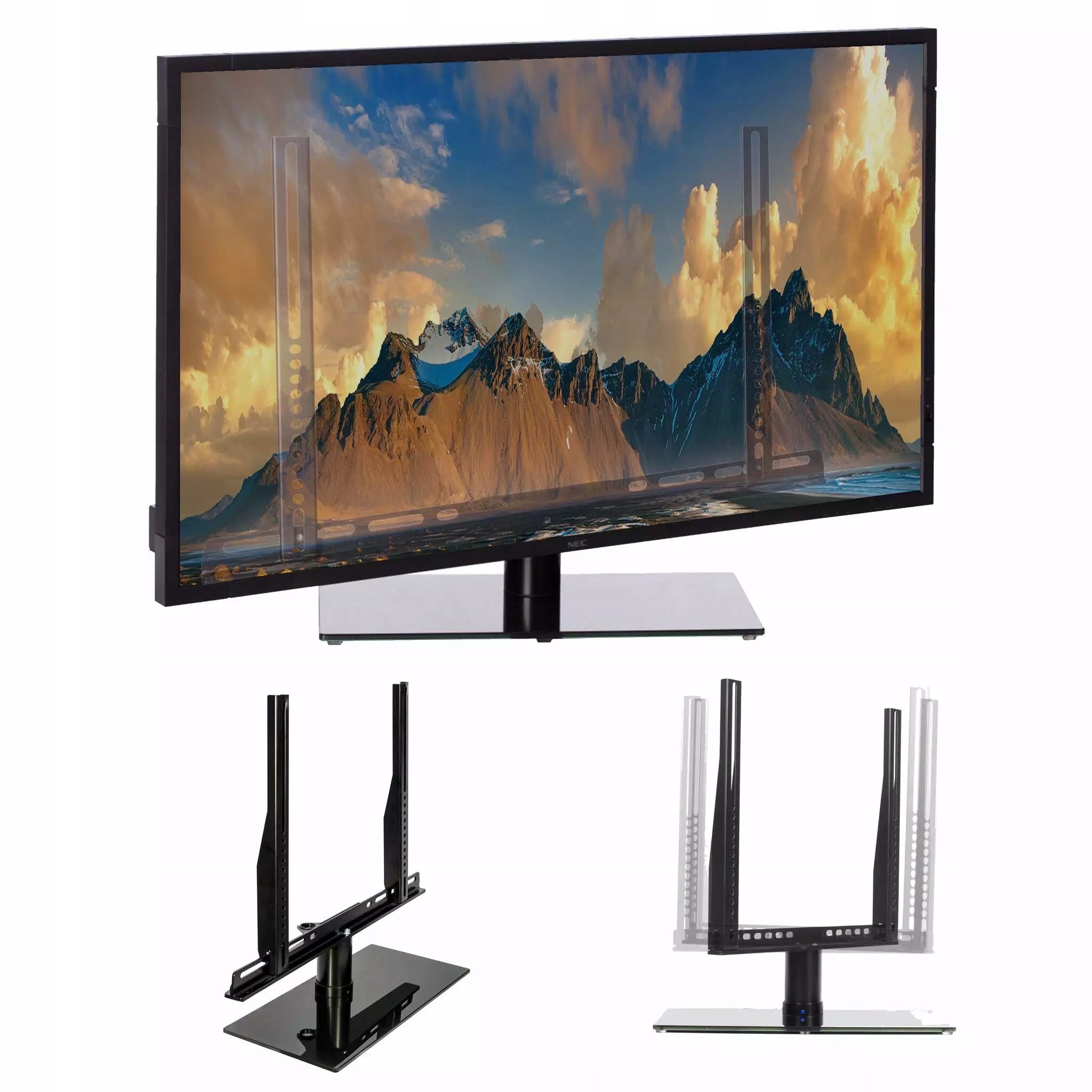 Glass TV Rotating Base Up to 46 Inches 30kg +- 45° TV Stand