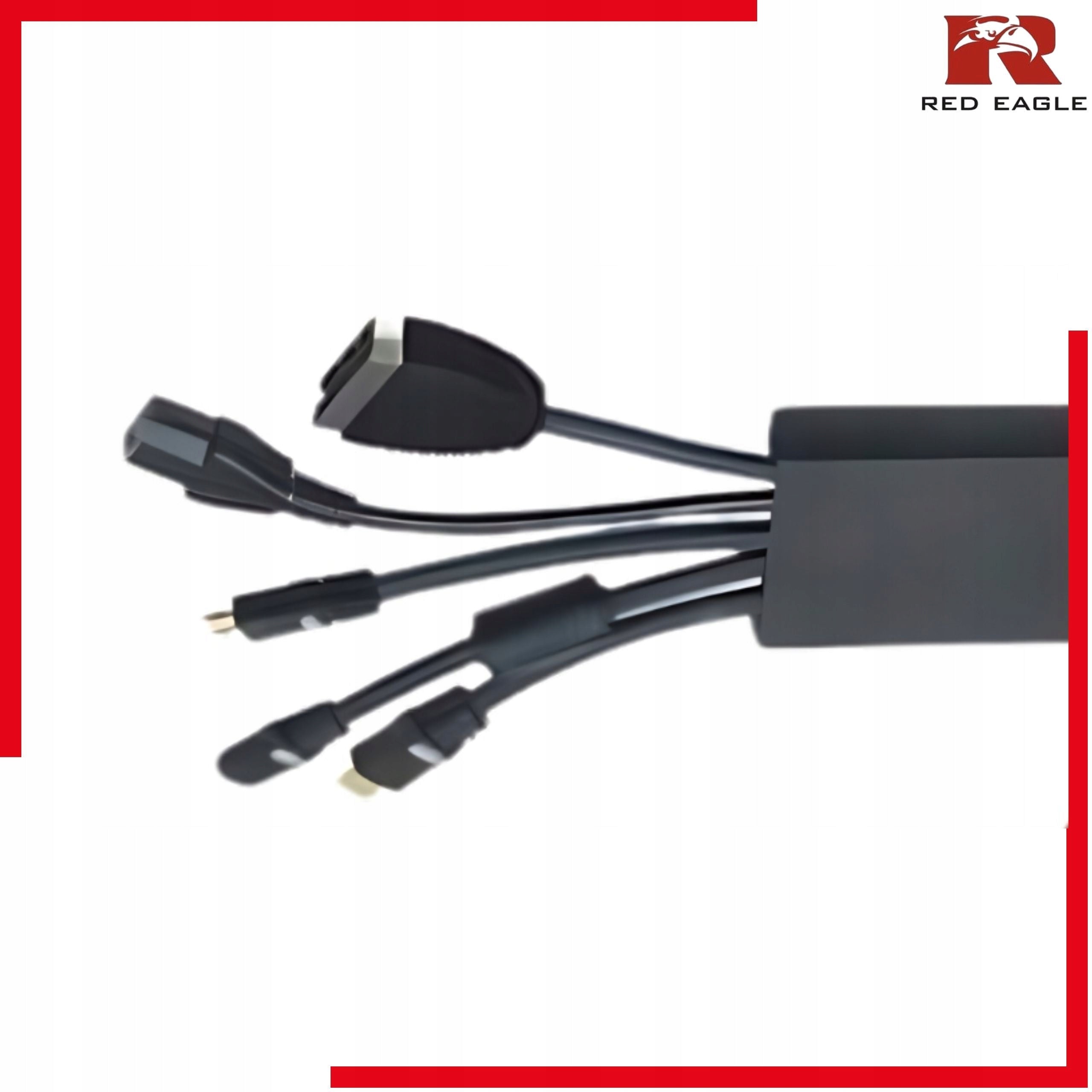 Glass Tuner Shelf Under TV Cable Hiding System 10Kg Durable Brand Red Eagle